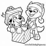 Patrol Paw Coloring Pages Christmas Clipartmag sketch template