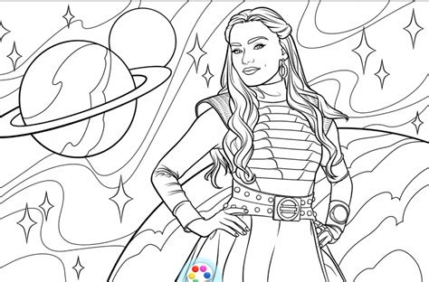 disney zombies  coloring pages youloveitcom