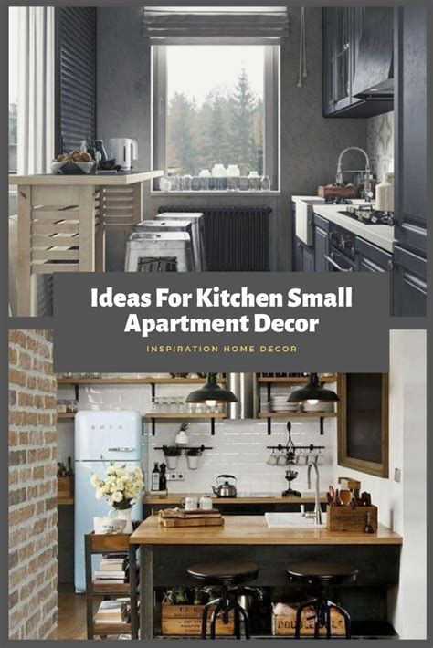 ideas  kitchen small apartment decor