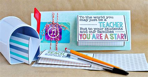 gifts  teacher appreciation week gift card template  daysblog