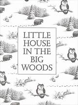 House Little Coloring Woods Big Pages sketch template