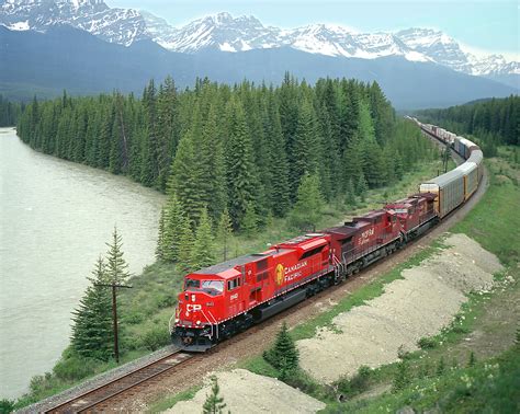 canadian pacific railway cp  emd sdmac diesel locomotive photo