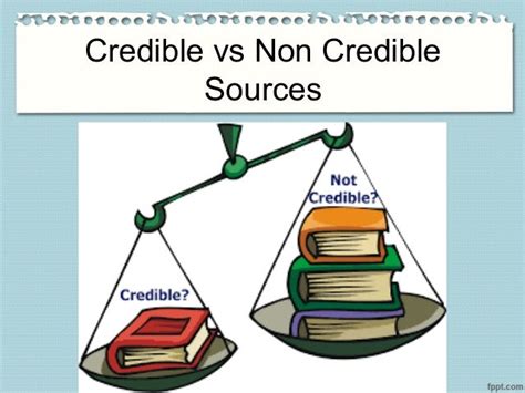 credible sources  information