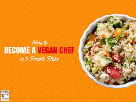 vegan chef   simple steps