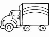 Vrachtauto Kleurplaten Truck Animaatjes sketch template