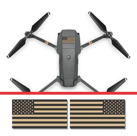 american flag flat dark earth vinyl decal sticker  dji mavic pro drone fde ebay dji