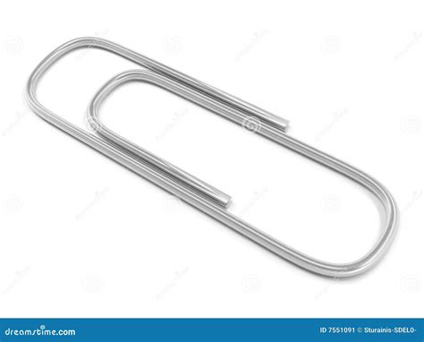 isolated paper clip stock image image