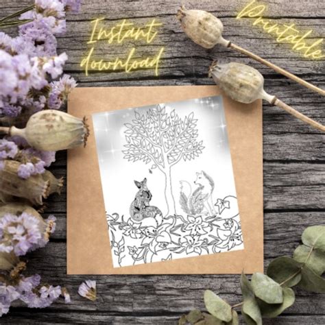 digital coloring page printable coloring beautiful flowers etsy