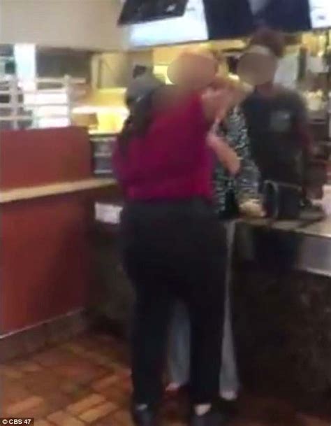Shocking Video Shows Mcdonald S Employee Slapping Customer Who Threw A