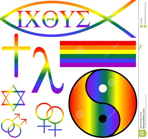 Gay Symbols Stock Illustration Image Of Icons Metaphysic 12762564