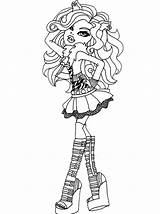 Monster High Coloring Pages Printable Clawdeen Wolf Characters Drawing Frankie Print Kids Stein Color Getdrawings Haunted Coloring4free Spectra Girls Draculaura sketch template