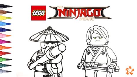 lego ninjago  coloring pages hakume colors