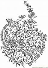 Coloring Pages Visit Detailed Flower Pattern sketch template