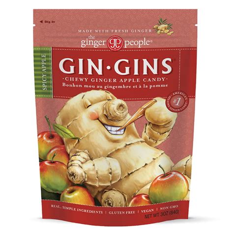 gin gins spicy apple chewy ginger candy  oz walmartcom