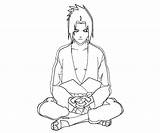 Sasuke Coloring Uchiha Pages Teenager Crafty Line Printable Designlooter Popular Library Clipart 24kb 667px sketch template