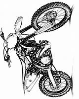 Colorir Motocicletas Desenhos Motociclette sketch template
