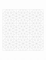 Quilt Kaleidoscope Surprise Piecing sketch template