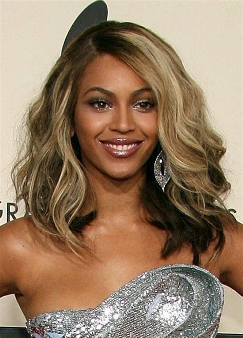 Wavy Long Bob Hairstyles With Side Swept Bangs For Black Women