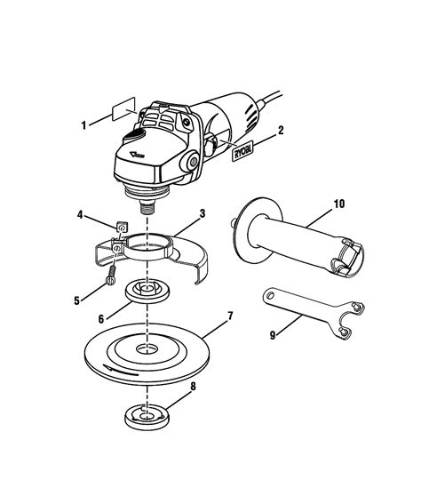 Buy Ryobi Ag403 Replacement Tool Parts Ryobi Ag403 Diagram