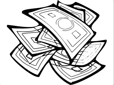 money coloring page  wecoloringpagecom