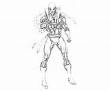 Coloring Pages Fist Iron Marvel sketch template