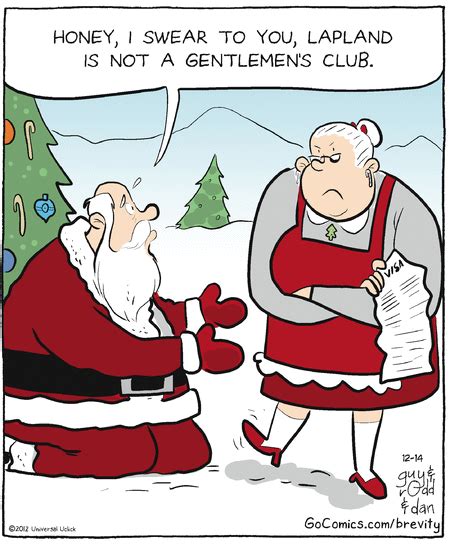 brevity by dan thompson for december 14 2012 christmas humor funny