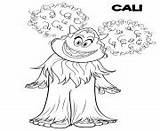 Coloring Pages Smallfoot Cali Yet Cute sketch template