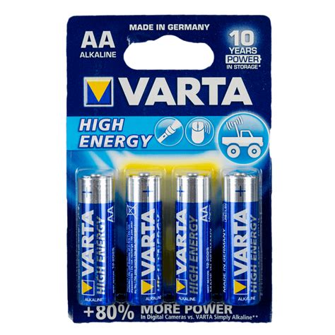 Set Baterii Alcaline Aa Varta High Energy 1 5 V Eplanta Ro