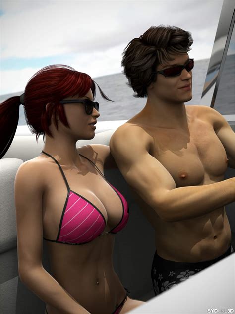 rule 34 bikini breasts duo female male sunglasses sydgrl3d tinted