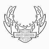 Harley Davidson Logo Outline Stencil Stencils Coloring Drawing Pages Cliparts Clipart Paint Line Tattoo Clip Library Clipartmag Motorcylce Collection Google sketch template
