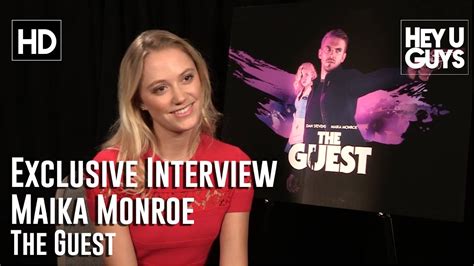 Maika Monroe Exclusive Interview The Guest Youtube