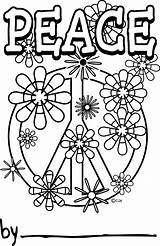 Peace Drawing Coloring Pages Getdrawings sketch template