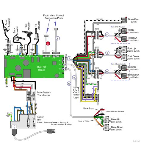 universal procedures chair wiring diagram