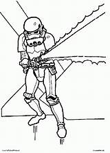 Coloring Pages Stormtrooper Storm Trooper Wars Star Popular sketch template