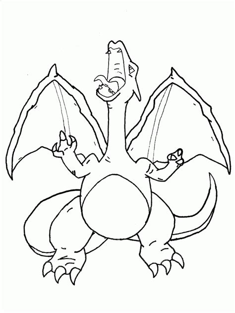 charizard coloring page coloring pages