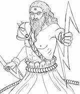 Zeus Greek God Drawing Coloring Pages Gods Hades Mythology War Metis Adult Goddess Sketches Athena sketch template