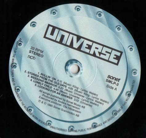 universe universe  wav kbps vinyl rip swedish heavy