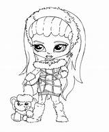 Monster High Coloring Pages Baby Catty Noir Albert Einstein Abbey Getdrawings Printable Getcolorings Colouring Popular Print Colorings sketch template
