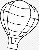 Balon Udara Putih Panas sketch template