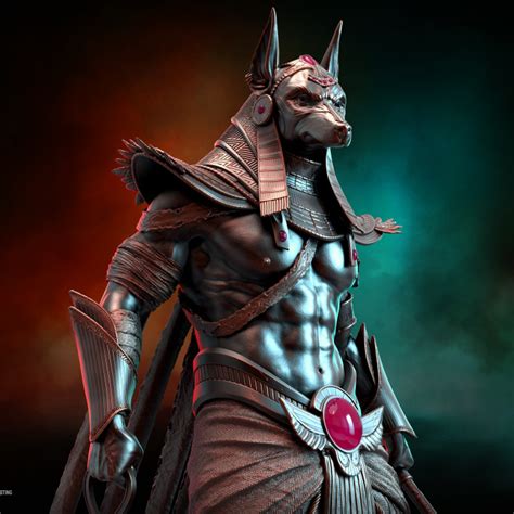 3d Printable Anubis Full April 2023 Release By Ritual Casting