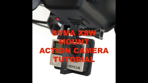 syma xw mount action camera upgrade tutorial gopro sj youtube