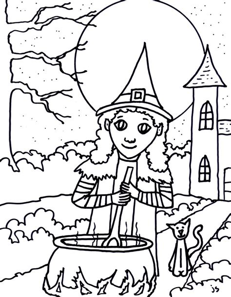 clever pics halloween witch coloring pages halloween witch
