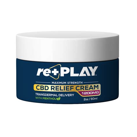 cbd cream menthol  mg replay cbd wellness