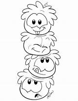 Puffles Penguin Puffle Dzieci Kolorowanki Adelie Cuddly Malvorlagen Bestcoloringpagesforkids Drus sketch template