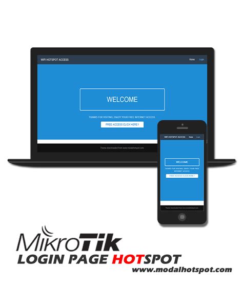 Free Mikrotik Template Hotspot System Hot Spot Login Page Design My
