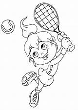 Tennis Billede Maleri Lille sketch template