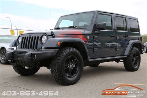 jeep wrangler unlimited winter edition  owner  kms envision auto