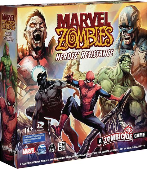 marvel zombies heroes resistance  zombicide game  family game