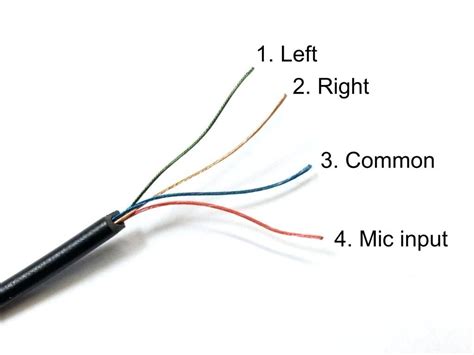 headphone jack  mic wiring diagram