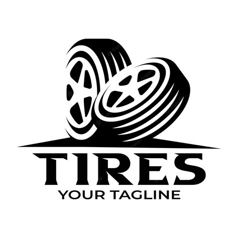 premium vector tire logo design tyre shop